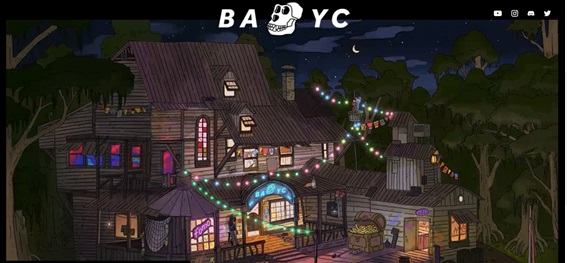 BAYCのホームページ